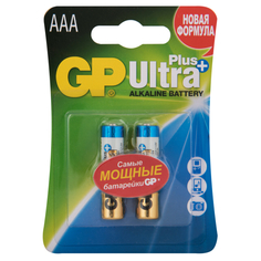 Батарейки, аккумуляторы, зарядные устройства батарейка GP Ultra Plus AAA 2шт