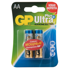 Батарейки, аккумуляторы, зарядные устройства батарейка GP Ultra Plus AA 2шт