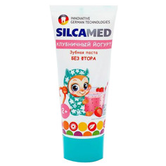 Зубные пасты детские паста зубная СИЛКА Med 65 мл детская клубничный йогурт Silka