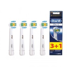 Насадки для электрических зубных щеток насадка для зубной щетки ORAL-B EB18 3DWhite 3+1шт