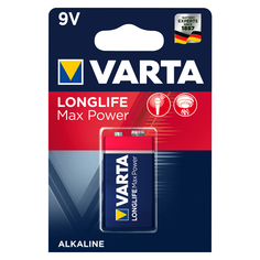Батарейки, аккумуляторы, зарядные устройства батарейка VARTA LONGLIFE MAX POWER 9V блистер 1шт