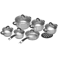 Кастрюли и ковши в наборах набор посуды TALLER Шелборн 13 предм. нерж. сталь