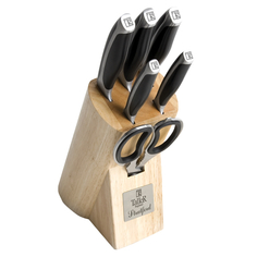 Ножи кухонные в наборах набор ножей TALLER Стратфорд 7 предметов на подставке нерж.сталь