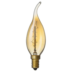 Лампы накаливания лампа накаливания NAVIGATOR Ретро 40Вт E14 140лм 2700K 230В свеча на ветру СA35