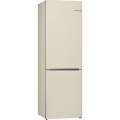 Холодильники двухкамерные холодильник двухкамерный BOSCH KGV36XK2AR 185х60х63см бежевый