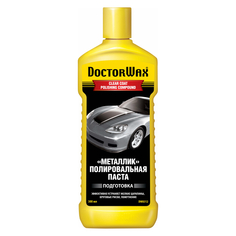 Полироли для кузова паста полировальная DOCTOR WAX, 300 мл, металлик