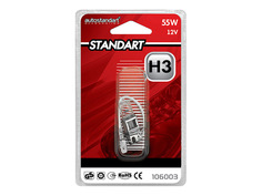 Лампы для фар автомобиля лампа AUTO STANDART H3 12В 55Вт 1шт