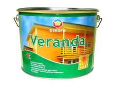 Краски и эмали фасадные краска фасадная ESKARO Veranda основа под колеровку 9,5л белая, арт.4740381000430