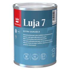 Краски для стен и потолков краска акрилатная TIKKURILA Luja 7 база A экстра-стойкая 0,9л белая, арт.69960010110