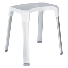 Стулья и сиденья для ванной комнаты стул для ванной PRIMANOVA Smart алюминиевый каркас белый 48,3см