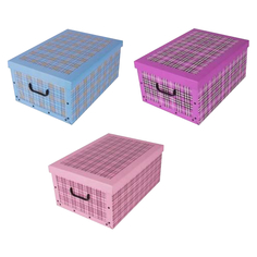 Короба складные коробка для хранения KOOPMAN 510х370х240мм в ассортименте картон
