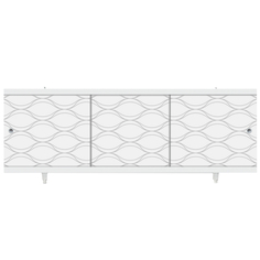 Панели и экраны для ванн экран под ванну МЕТАКАМ Монолит-М 148 см французский шик