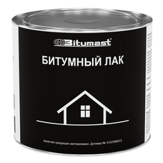 Лаки специальные лак битумный BITUMAST 2л, арт.ЭК000003174