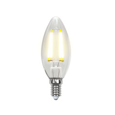 Лампы филаментные лампа филаментная UNIEL 7,5Вт E14 3000К свеча теплый свет