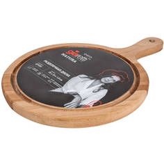 Доски разделочные доска разд. GIARETTI Natura круглая 35х25x1,8см дерево