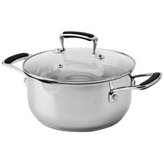 Кастрюли из нержавеющей стали кастрюля ATMOSPHERE Avantage 2л 18см нерж.сталь стекл. крышка индукция Atmosphere®