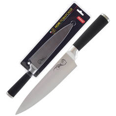 Ножи кухонные нож MALLONY 20см поварской нерж.сталь, термопласт. резина