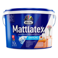 Краски для стен и потолков краска в/д DUFA Mattlatex для стен и потолков 10л белая, арт.Н0000000249
