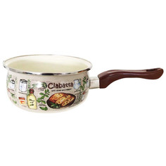 Ковши эмалированные ковш METROT Чиабатта 1,6л 16см эмал. сталь без крышки