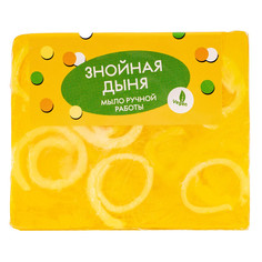 Мыло кусковое мыло МЫЛОВАРОВ Знойная дыня глицериновое 100г