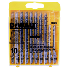 Пилки для лобзиков и эл. ножовок набор пилок для лобзика по дереву DEWALT 10шт