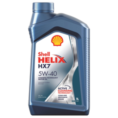 Масла для четырехтактных двигателей полусинтетические масло моторное SHELL Helix HX7 5W40, 1 л