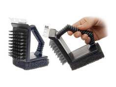 Принадлежности для гриля щетка для гриля 3в1 10x7x12см нерж.сталь/пластик.ручка Koopman