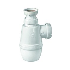 Сифоны сифон для раковины WIRQUIN Минор 1 1/4"х40мм без выпуска белый