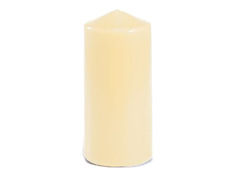 Свечи-столбики, фигурные свеча-столбик PAP-STAR 13х6см кремовый 30ч/г без аромата