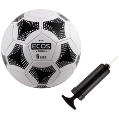 Мячи мяч футбольный ECOS ПВХ с насосом
