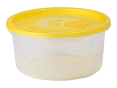 Контейнеры для СВЧ и холодильника контейнер для продуктов смайл, 0,8 л, 7х15 см, круглый, с клапаном, пластик