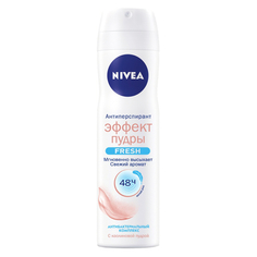 Дезодоранты для тела дезодорант женский NIVEA Fresh: Эффект Пудры, 150 мл, спрей