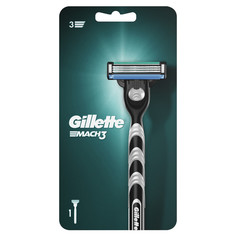 Станки для бритья многоразовые станок для бритья GILLETTE Mach3 + 1 кассета