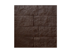 Плитка для облицовки фасадов плитка декоративная бетонная RAMO Доломит Евро шоколадно-коричневая