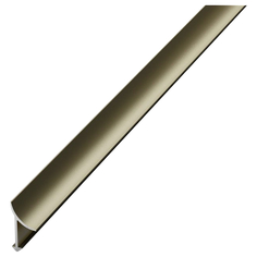 Закладки для плитки металлические профиль для кафеля алюминиевый внутренний, универсальный, 10х2700 мм, бронза ПК06-1 Лука