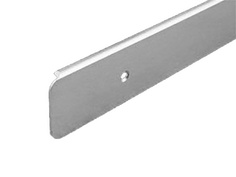 Планки для столешниц планка торцевая U-профиль для столешниц 38 мм хром матовый алюминий