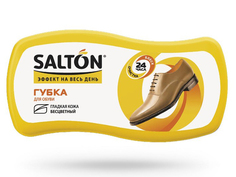 Губки для обуви губка для обуви SALTON Волна, бесцветная, для гладкой кожи, с норковым маслом