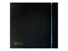 Вентиляторы вытяжные вентилятор фланцевый S&P Silent 100 CZ BLACK DESIGN черный