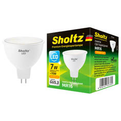 Лампы светодиодные лампа светодиодная SHOLTZ 7Вт GU5.3 2700К 230В пластик