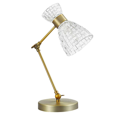 Настольные лампы декоративные лампа настольная LUMION Jackie E14 40Вт стекло античная бронза