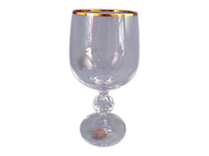 Бокалы в наборах набор бокалов CRYSTALEX Клаудия отводка золотом 6шт 230мл вино стекло