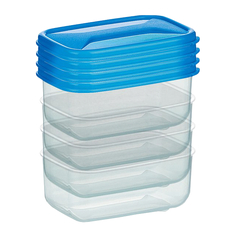 Контейнеры для СВЧ и холодильника в наборах набор мини-контейнеров COSMOPLAST, 4 шт, пластик