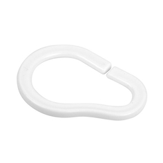 Кольца для занавесок кольца для занавесок VERRAN, 12 шт, пластик, белый