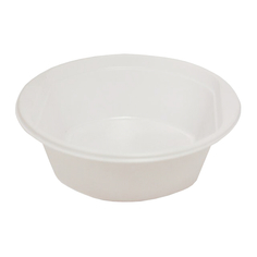 Тарелки, миски одноразовые набор тарелок 50шт 20,5см 500мл глубокие пластик белые