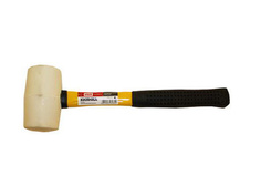 Киянки киянка UGO LOKS резиновая 340г фибергласовая ручка белая