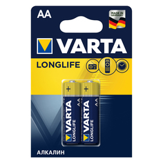 Батарейки, аккумуляторы, зарядные устройства батарейка VARTA LONGLIFE AA блистер 2шт