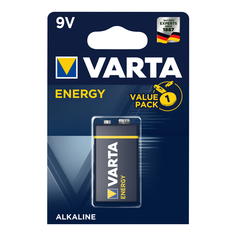 Батарейки, аккумуляторы, зарядные устройства батарейка VARTA Energy 9В блистер 1шт