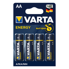 Батарейки, аккумуляторы, зарядные устройства батарейка VARTA Energy AA блистер 4шт