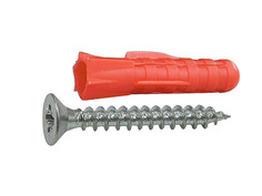 Дюбели дюбель трехлепестковый 8х40мм с шурупом 6шт СТРОЙБАТ