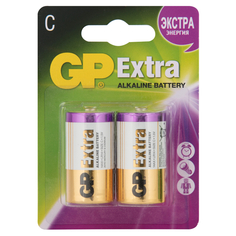 Батарейки, аккумуляторы, зарядные устройства батарейка GP EXTRA C 2шт